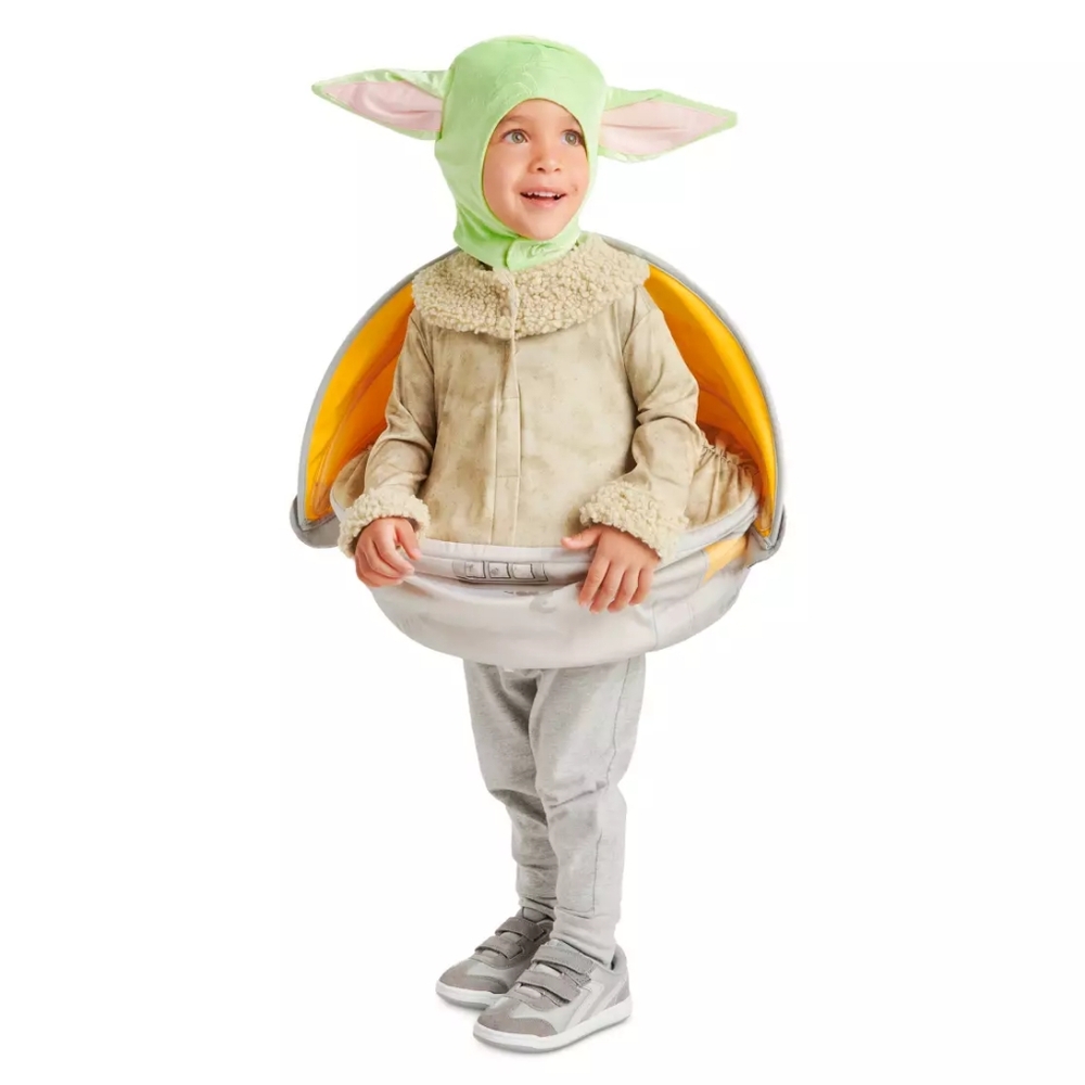 Disney Grogu Costume - Green, Gray, Silver, and Yellow